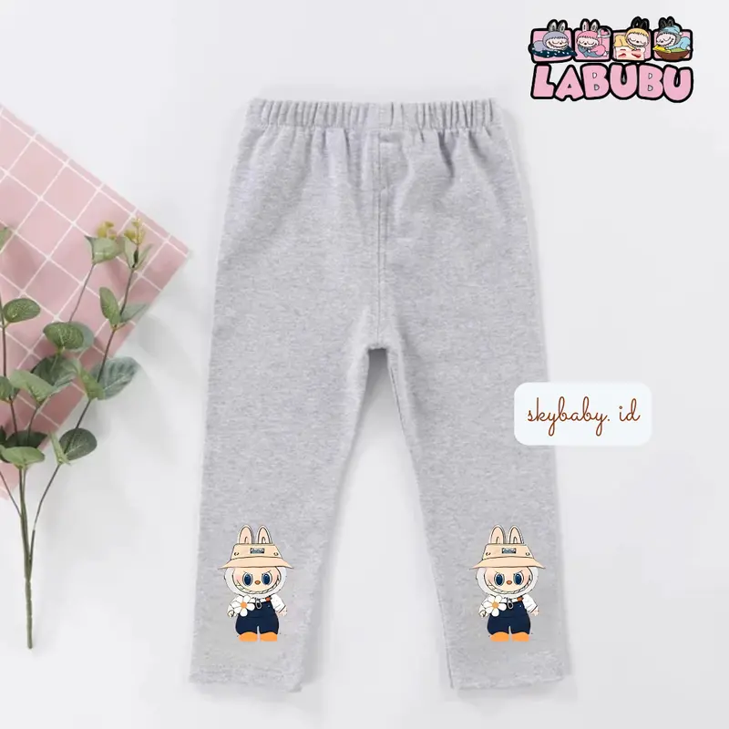 (PAKET 5 PCS) Legging Anak Labubu Series Usia 0-10 Tahun Bahan Adem Soft Quality - Cantik dan Fashion 5
