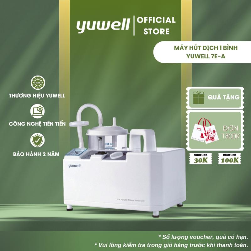  Máy hút mũi Yuwell 7E-A B cầm tay nhỏ gọn cho bé và người lớn 