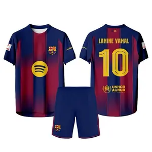 Jersey Custom Barcelona Home Gratis Nama dan No Punggung Full Printing