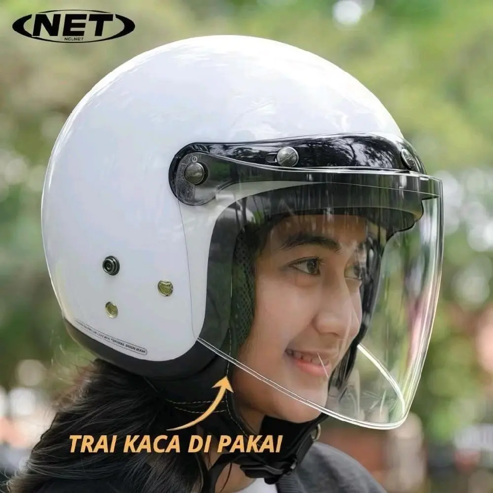 Kaca Helm Bogo clasic Flat new CFM Kaca helm bogo retro cargloss