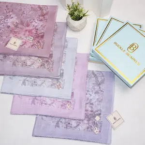 KERUDUNG BUCKLE BOX MOTIF / HIJAB KERUDUNG SEGI EMPAT BUCKLE BOX