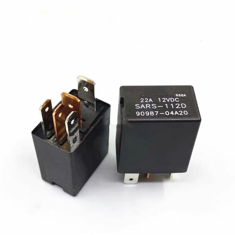 Product Introduction of Relay SARS-112D SARS-112DM 4-pin 5-pin 12V, suitable for automotive fuel pumps, air conditioning, headlights, fans, electronic fans, automotive relays 1