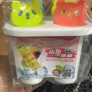 HOME COMFORT Cetakan Ice Cream 8 Lubang - Cetakan Es Batu - Wadah Cetakan Es Krim Plastik Kitchenware