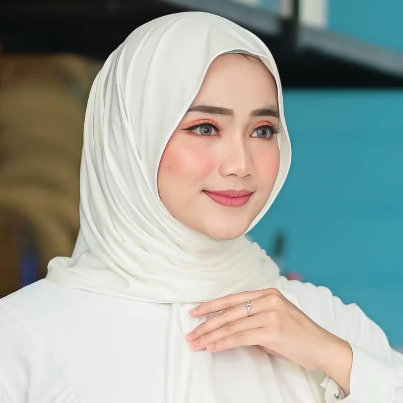 Zahra Hijab Store13- Pashmina Kaos Jersey Premium - Ukuran 175cmX65cm - Bahan Jersey premium 0