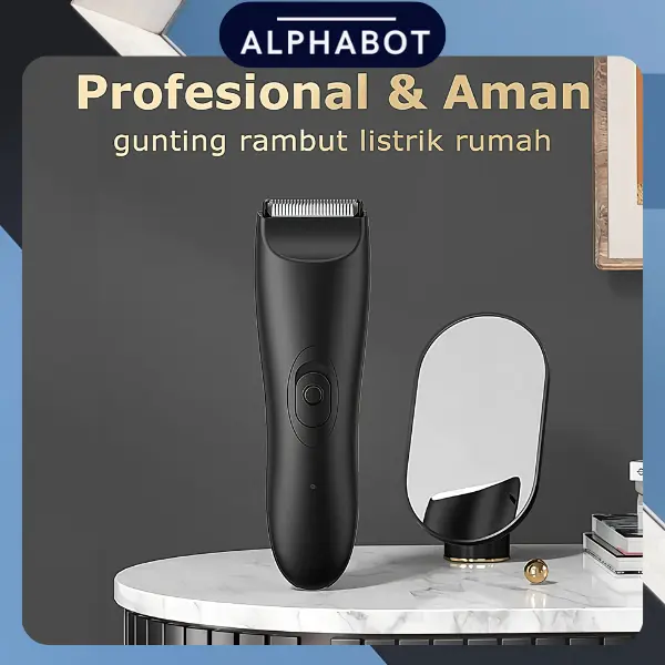 ENSSU Alat Cukur Jenggot Mesin Pencukur Rambut Kumis Kumis Ketiak / Bulu Elektrik Tahan Air Hair Clipper USB CHARGER SMT068