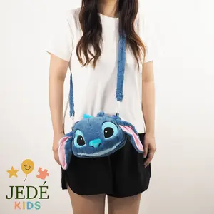 [KARAKTER] Tas Anak Sanrio & Stitch Karakter Plush Bag Fluffy Boneka Halus - Tas Anak / Tas Fluffy / Tas Selempang
