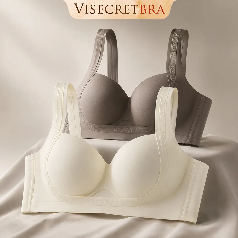[Áo Lùi Size] Áo Lót Áo Bra Nữ Chất Su Đúc Không Gọng Không Đường May Mút Mỏng Cup To  -- A-VN231064