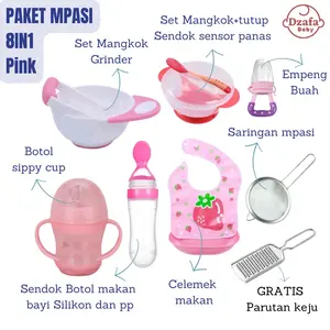 [BDBS09] Paket Lengkap MPASI Penghancur Maķanan Mangkok Grinder Mpasi bayi baby feeder Penghalus Mpasi Makanan Bayi