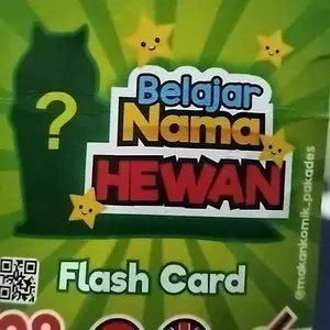 TARA - Flash Card Mainan Edukasi Anak / Flashcard Kartu Pintar Belajar Anak