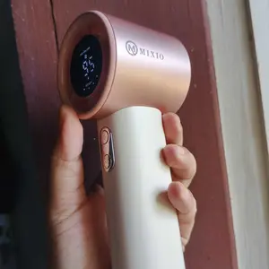 MIXIO GS-08 High-speed Portable Handheld Fan 4400MAH kipas angin Digital Display Turbo kipas tangan 17000Rpm