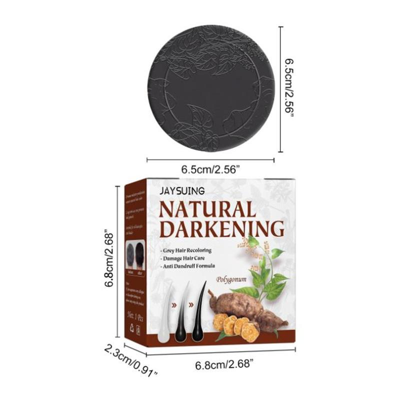 Product Introduction of Syampu rambut berkhasiat, sabun polygonum, bar syampu menggelapkan rambut, Pembersihan rambut organik semulajadi, sabun penjagaan rambut buatan tangan 7