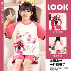 setelan baju santai anak cewek motif gemes size S M L XL XXL