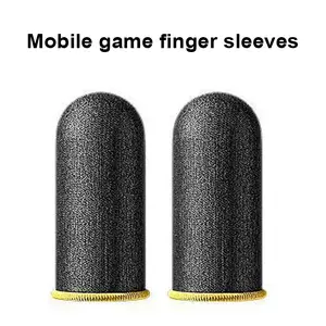Sweat-proof and non-slip finger sleeves for mobile gaming with sensitive touch for esports gaming
