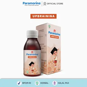 Paramorina Upbrainina 100 ml - Teman belajar - Madu Herbal Anak - vitamin anak kecerdasan otak & bicara