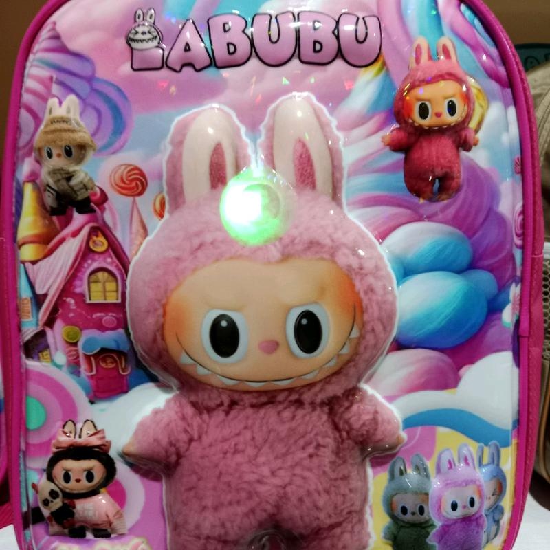 Tas anak TK LED gambar timbul LABUBU 0