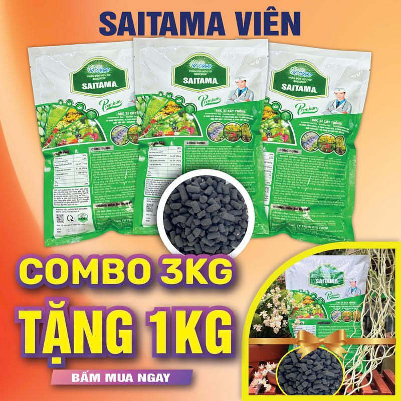 Saitama Phân Bón Hữu Cơ Tan Chậm Dành Cho Hoa Lan Và Cây Trồng Đất