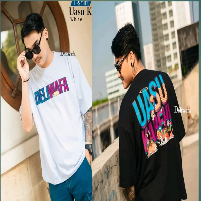 Tshirt Baju Kaos Distro deliwafa uasu Kabeh/ Kaos Distro Pria Wanita 0