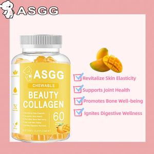 ASGG Gula-gula Kolagen Gula-gula Kenyal Berbentuk Beruang Untuk Menyokong Kesihatan Kulit