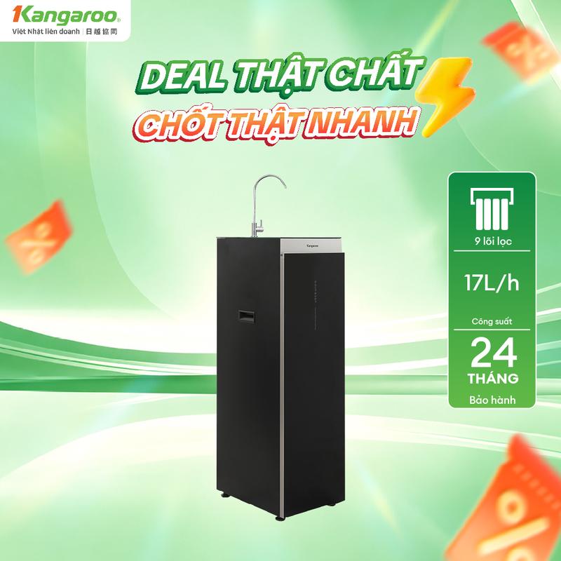 KG12HA Máy lọc nước Kangaroo Sumire KG12HA - kiểu sáng Slim hiện đại, công suất lọc 18-20L/1H.