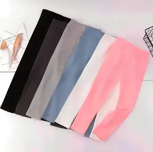 Paket Hemat 5 Pcs Celana Leging Anak Bahan Katun Knit Rib Usia 1 - 14 Tahun Fashion