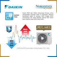 Gambar AC DAIKIN FTKH60YV14 - ALPHA INVERTER 2.5PK / 2,5 PK NUSANTARA PRESTIGE dari JayaElektrindo Kota Bekasi 5 Tokopedia
