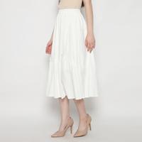 Gambar MINEOLA Ivory Breeze Cotton Midi Skirt (Rok Wanita Katun Midi Putih) - White / Putih dari MINEOLA FASHION OFFICIAL SHOP Kota Administrasi Jakarta Selatan 3 Tokopedia