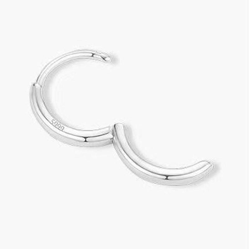 Product Introduction of Khuyên Tai Tròn Bằng Thép Không Gỉ, 2 Chiếc, Dành Cho Nam Và Nữ, Thiết Kế Tối Giản, Khuyên Tai Tròn Nhỏ W1T7 31
