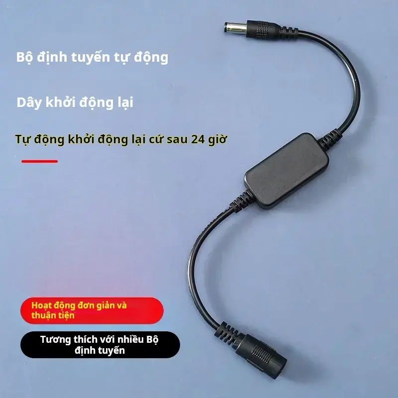 WiFi Tăng Tốc, Không Lộ Độ Lag, Hẹn Giờ Tự Động Khởi Động Lại, Cho Modem Và Bộ Định Tuyến, Bao Gồm Cáp Đặt Lại