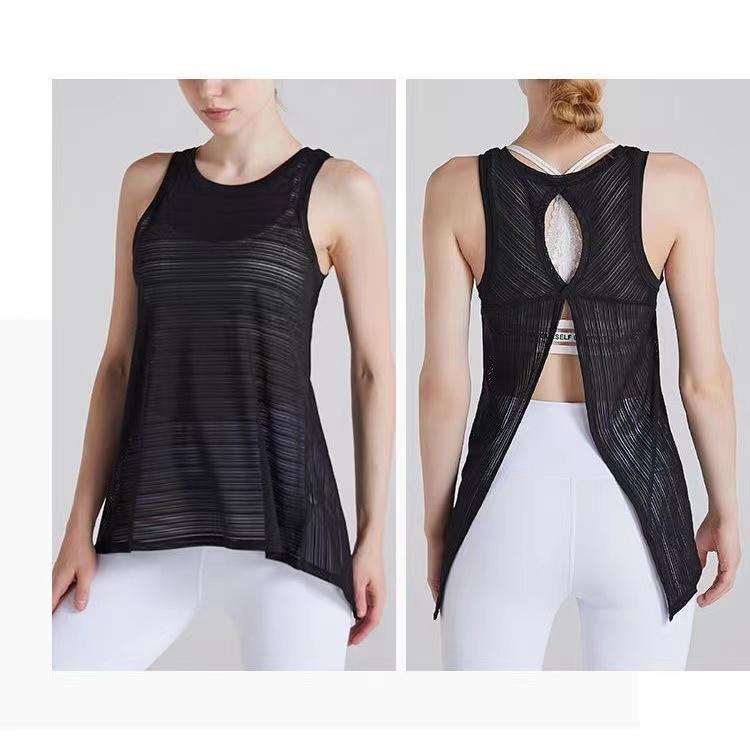 Product Introduction of Áo Vest Yoga Nhanh Khô Cho Nữ, Áo Thể Thao Thoáng Khí, Không Tay, Làm Đẹp Lưng, Chạy Bộ, Thể Dục, Tập Gym, Áo Ba Lỗ 33