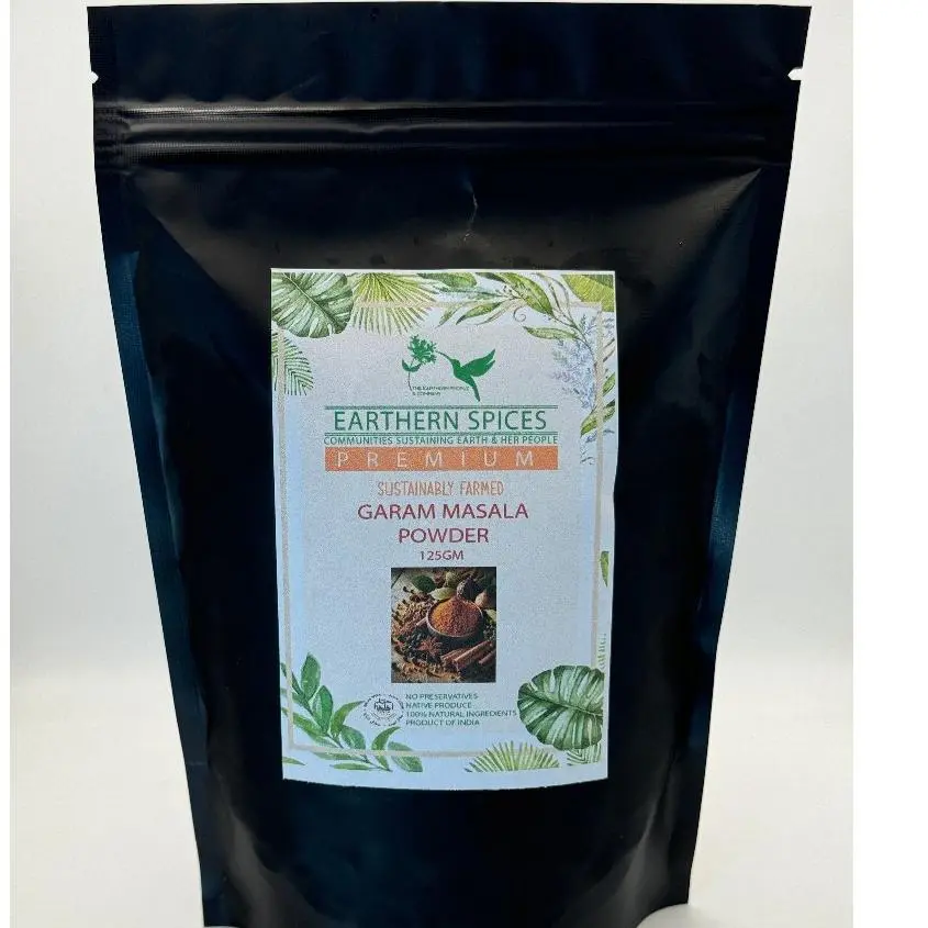 Earthern Spices Garam Masala - Organic Powder & 100% Pure Organic Garam Masala | No Additives | Healthy Cooking Spice