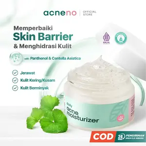 Daily Acne Moisturizer - Acneno isi 50gr | Memperbaiki Skin Barrier Kulit | Membantu Wajah Lebih Terhidrasi Kandungan Panthenol Aman Untuk Bumil & Busui | BPOM Original