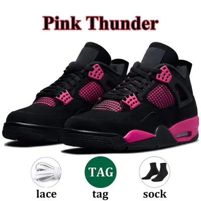 Neon pink jordan 4 online