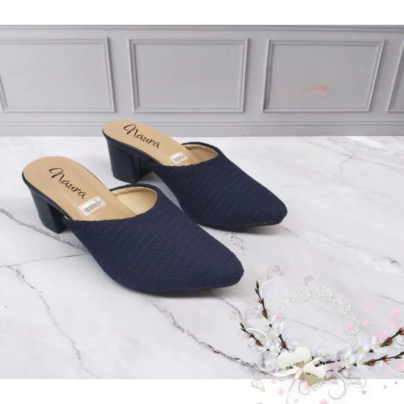 Sandal Wanita High Heels Bapau Model Kekinian Tinggi Hak 5Cm - Sendal 1