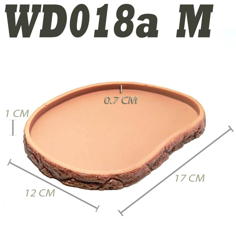 WD018C FEEDING DISH FEEDINGDISH FEEDER FOODDISH TEMPAT MAKAN WADAH MAKANAN PAKAN PELET HEWAN REPTILE TORTOISE TORTO KURA KURA SULCATA YNIPHORA RADIATA PARDALIS ALDABRA CHERRY HEAD REDFOOT IGUANA KADAL LIZARD PERLENGKAPAN HEWAN REPTILE 1