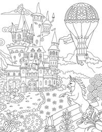 Gambar [Dreamland] Fantasy Adult Colouring Book (Buku Mewarnai Dewasa) dari VintoriBooks Kota Administrasi Jakarta Barat 3 Tokopedia