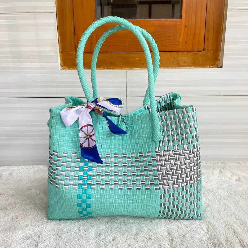 Tas Anyaman Wanita Jally Premium XL Muat 10kg Bisa Tambah Nama 6