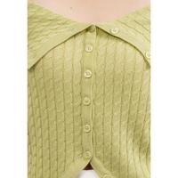 Gambar COLORBOX Off Shoulder Long Sleeve Knit Top I-TLGFCT125E003 Green - Green, S dari Colorbox Indonesia Kota Bekasi 3 Tokopedia