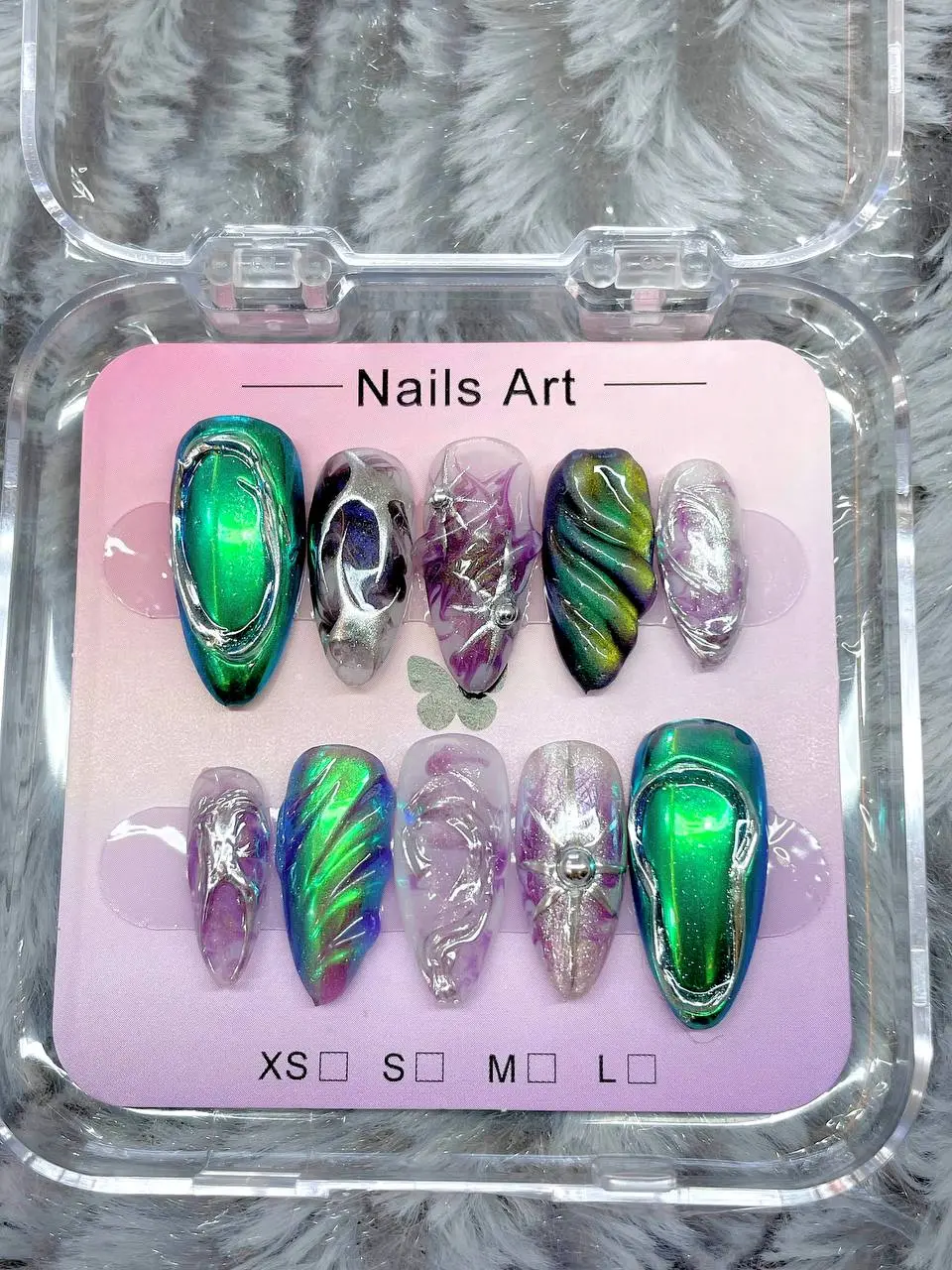 Adora Nails Set Tropical (Press On Nail 1 of 1 Exclusive Set)