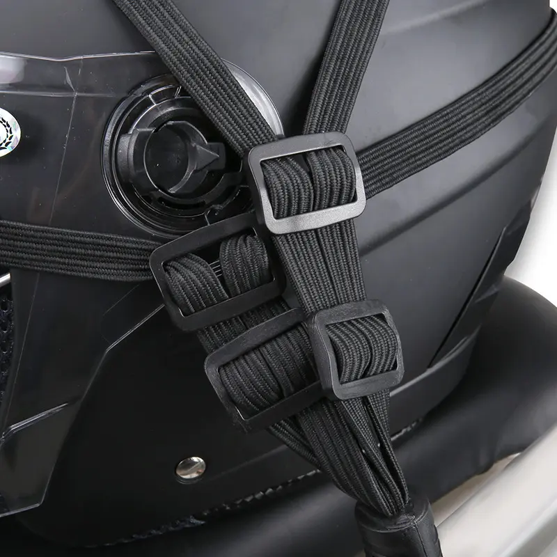 Tali Pengikat Helm Motor 2 Hook 60 cm Black 7