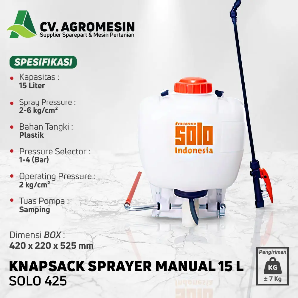 SOLO SPRAYER MANUAL 15 LITER SEMPROTAN SERBAGUNA