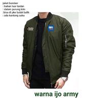 Gambar jaket bomber BUMN BRI mo logo bebas request dari arshop259 Kab. Tangerang 5 Tokopedia