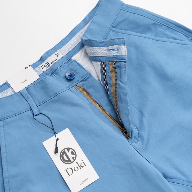 Quần Short Nam Kaki - Doki cao cấp 8 Màu đẹp, quần sooc nam chất co giãn thoải mái, quần đùi nam cotton, quần short kaki nam thoáng mát 8