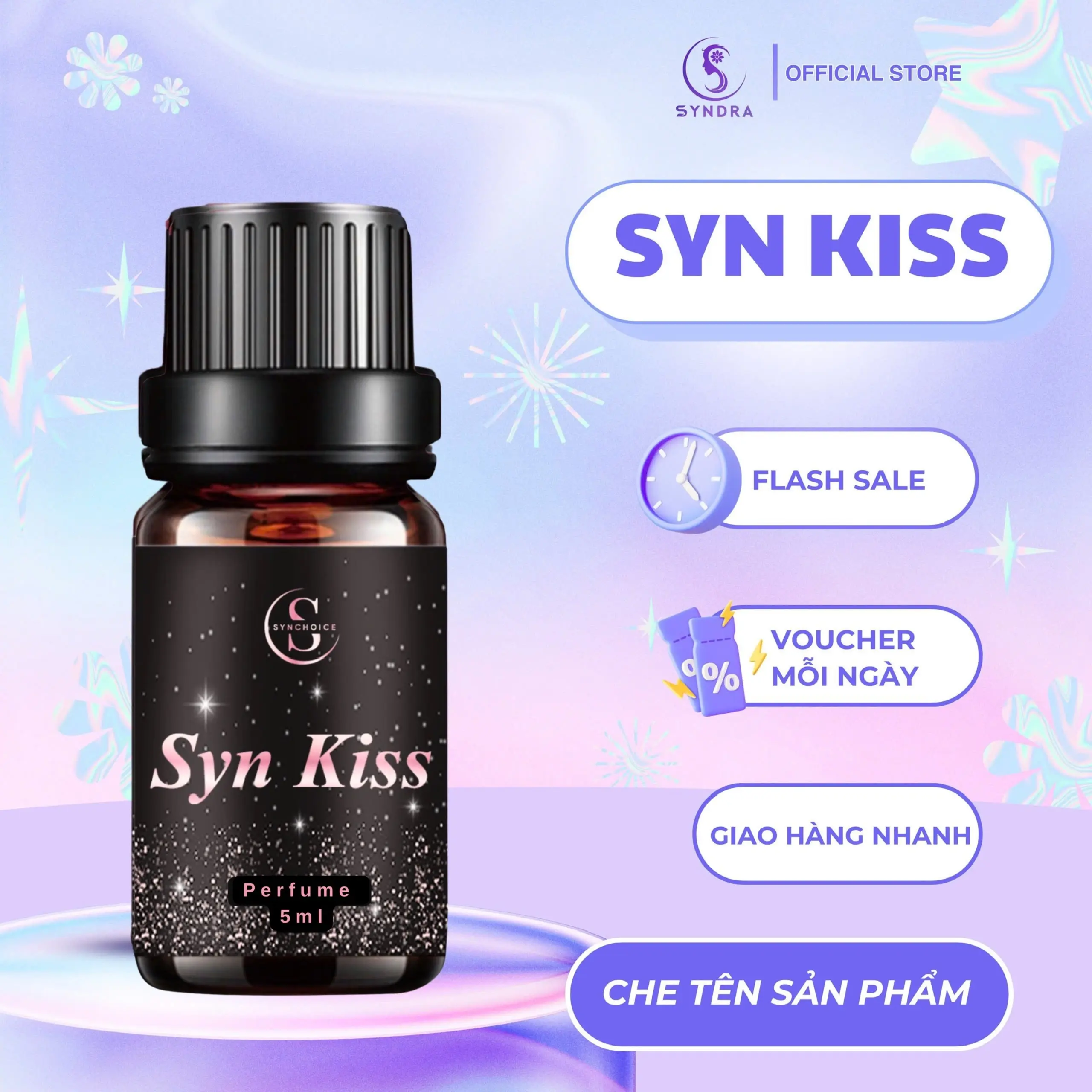 Synkiss Nước Hoa Nữ 5ml Thơm Dịu Nhẹ An Toàn Cho Da Hương Thơm Lâu Và Quyến Rũ Perfume Xịt Thơm Women