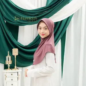Hamidah - HIjab Bergo Hamidah PAD Besar Size M Matt Jersey Hamidah - HIjab Bergo Hamidah PAD Besar Size M Matt Jersey