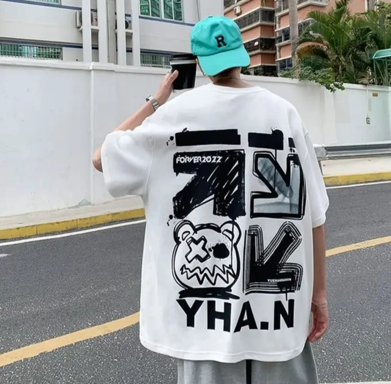 MOMOMEN BAJU KAOS LENGAN PENDEK PAPS TSHIRT SIZE M|L,XL,2XL,3XL KAOS DEWASA DISTRO ELEGAN T-SHIRT OUTFIT COWOK KECE ATASAN COWOK-HANNY 0