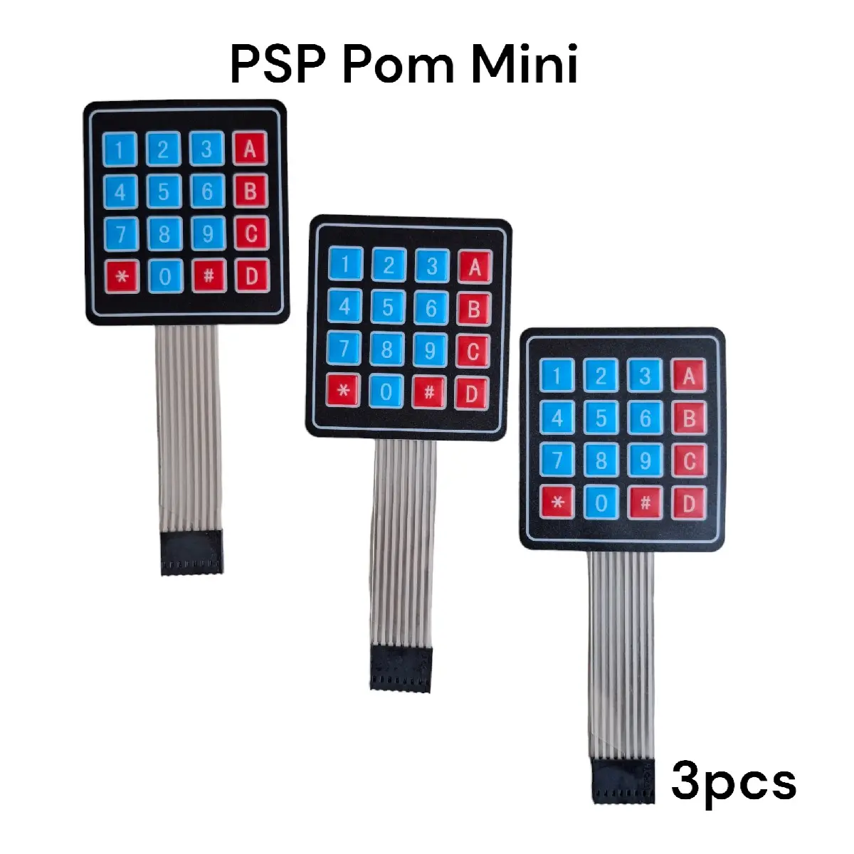 Tombol Keypad Pom Mini Keypad Standar 3Pcs Pom Mini Pertamini Digital