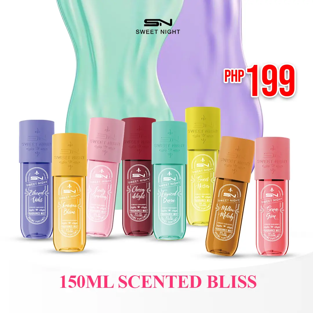 Sweet Night Scented Bliss Limited Edition Unisex Perfume 150ML - Apple, Blueberry, Citrus, Coconut, Floral, Fresh