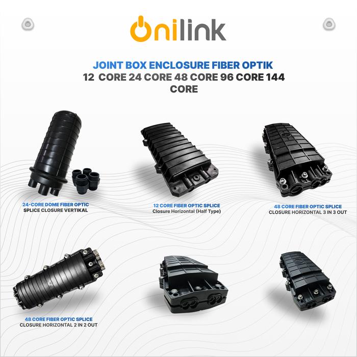 Jual JOINT BOX FIBER OPTIK (Splice Closure) | Kapasitas 12 Hingga 144 ...