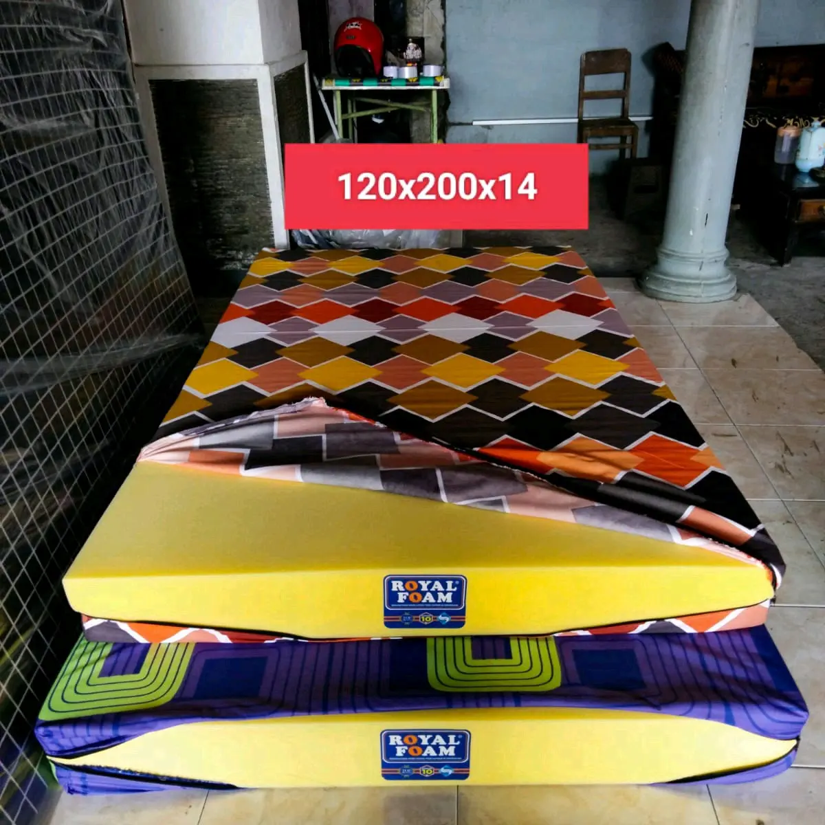 Kasur Busa Promo Harga 500.000++ Ukuran 120x200x15 untuk 2 Orang Dewasa - Furniture