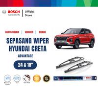 Gambar ⁠Bosch Wiper Kaca Mobil Hyundai Creta Advantage  24 dan 18 Inci dari Bosch Automotive Kab. Bekasi 1 Tokopedia
